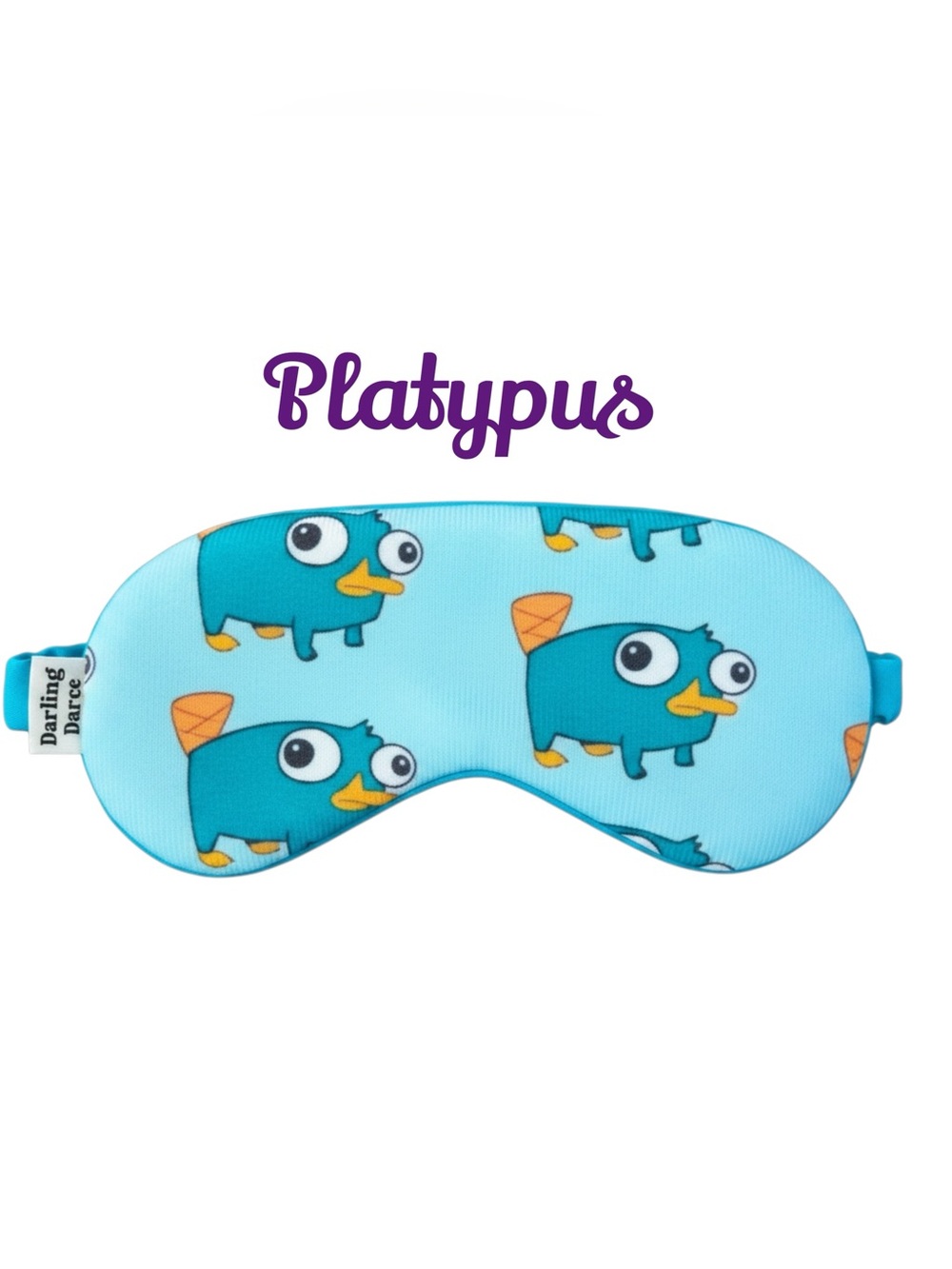 Platypus Print Kids Sleep Mask